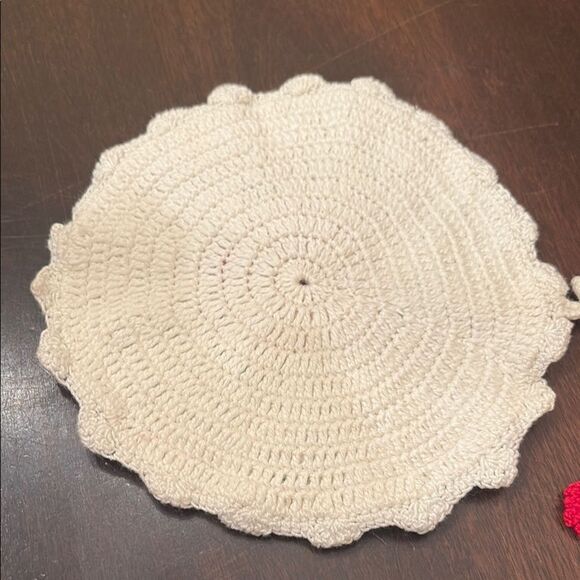 Handmade Crochet red Rose Pot Holders - Picture 7 of 9